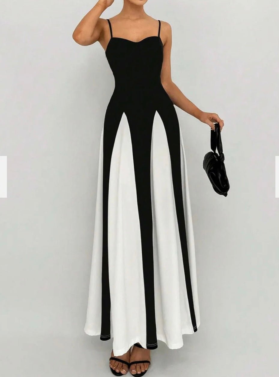 Black & White Maxi Dress - My Store