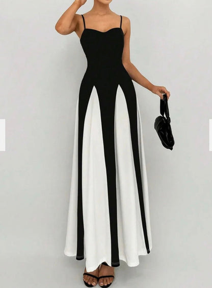 Black & White Maxi Dress - My Store