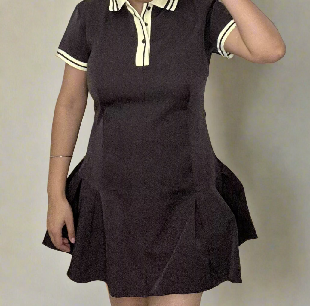 Mirabelle Brown Dress - My Store