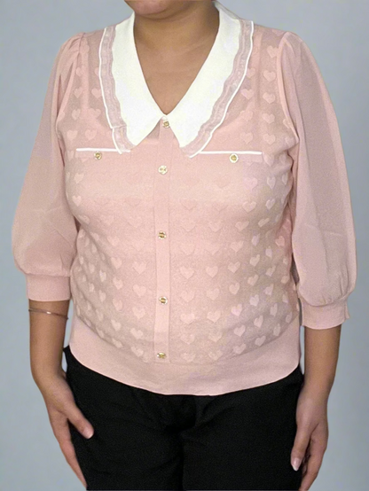 Azura Pink Top - My Store