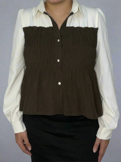 Orlina Brown Top - My Store