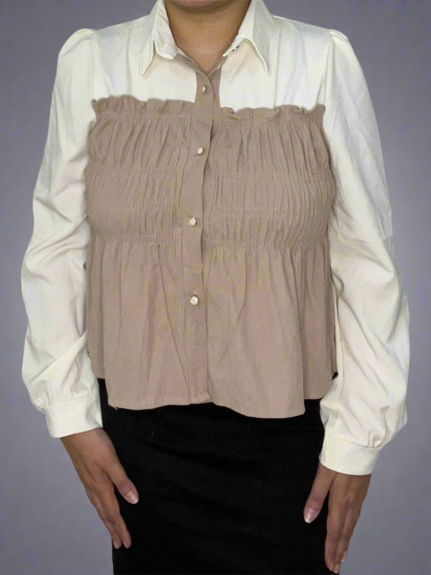 Orlina Cream Top - My Store