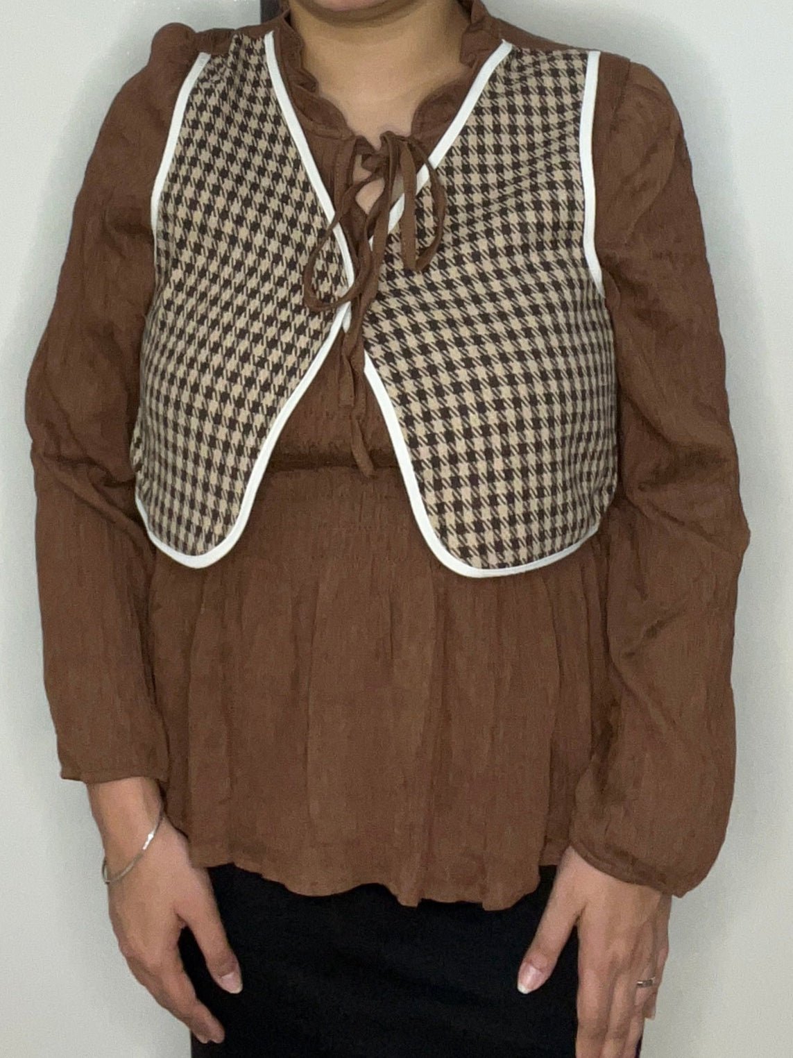 Aurique Brown Top - My Store