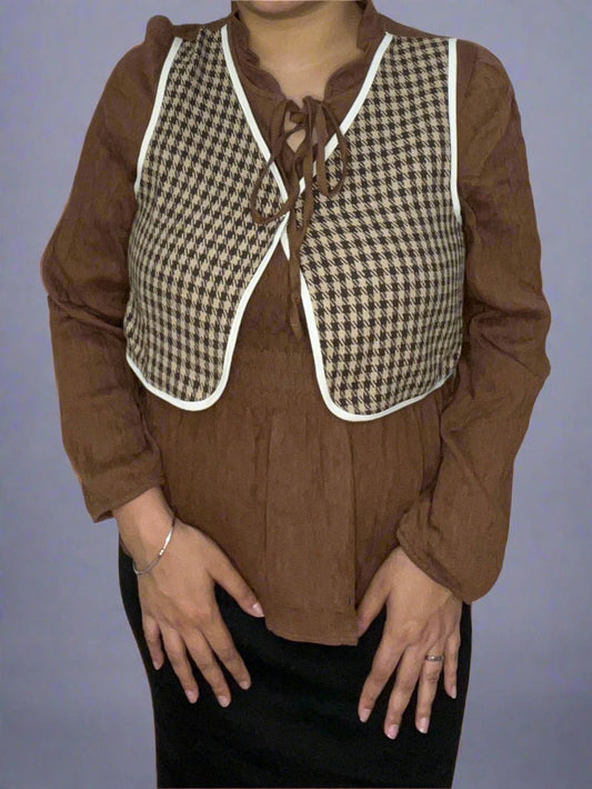 Aurique Brown Top - My Store