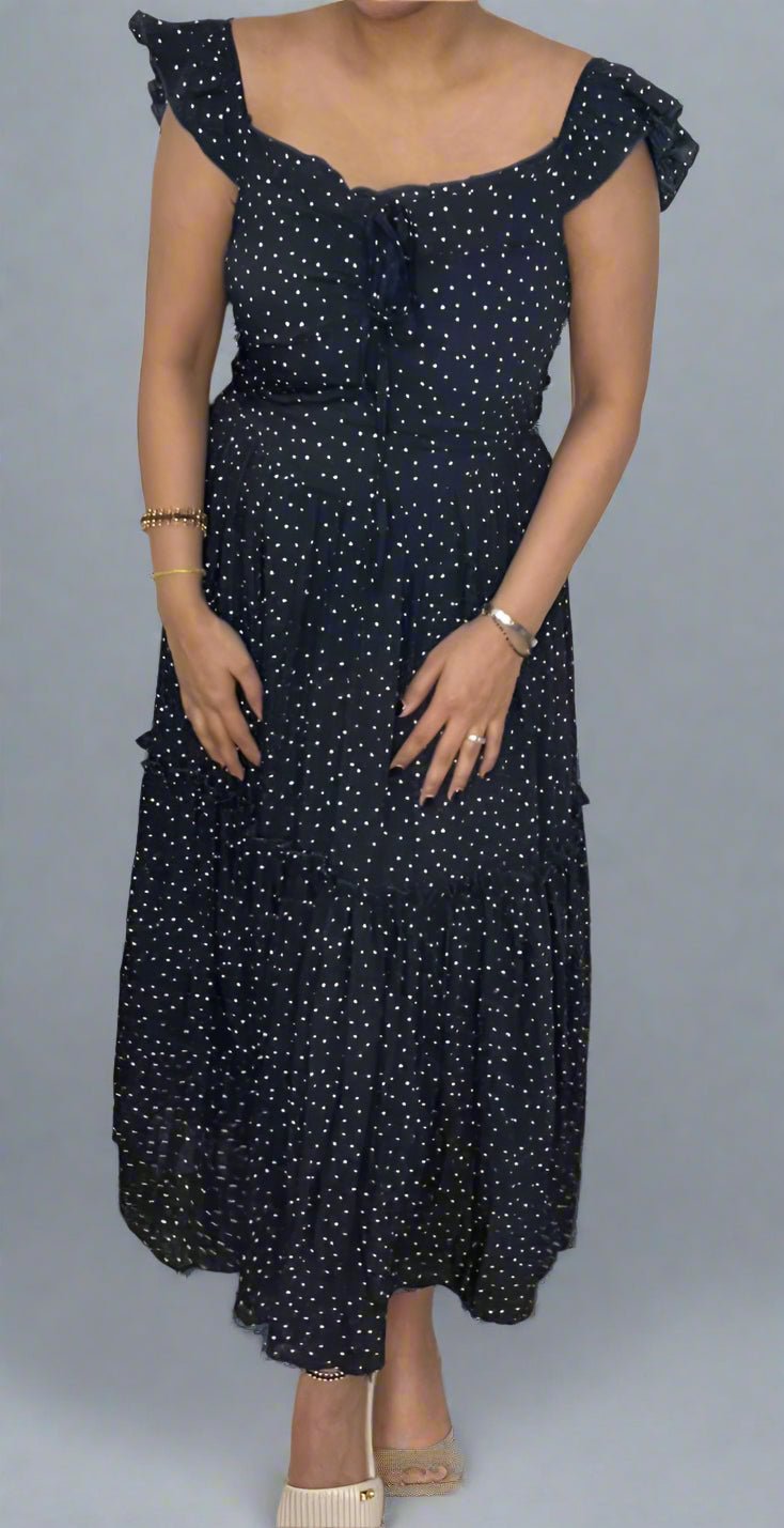 Nova Bloom Polka Dress - My Store